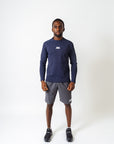 Aero Long Sleeve Tee - Blue