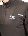 Pulse 1/4 Zip - Black