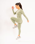 Second Nature Leggings - Light Green