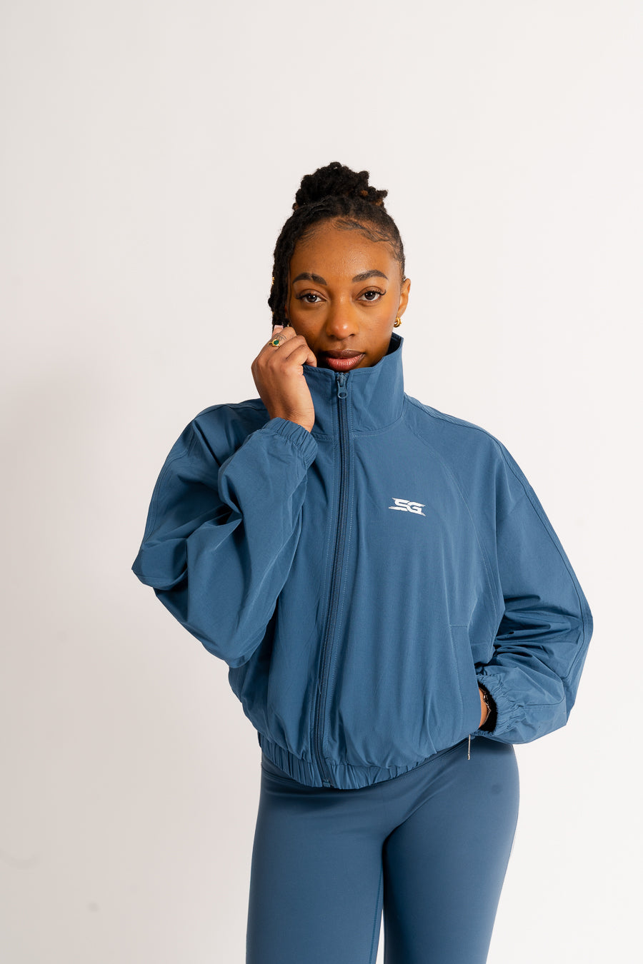 Sway Lightweight Jacket - Navy Blue – Sixth Gear