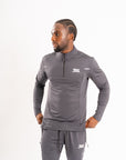 Pulse 1/4 Zip  - Grey