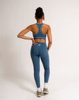 Sway Contour Leggings - Navy Blue