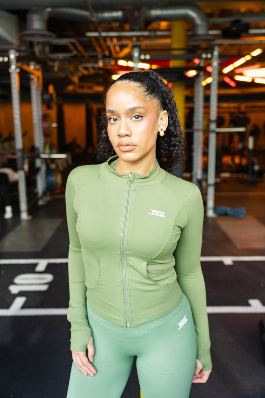 Selene Jacket Olive Green